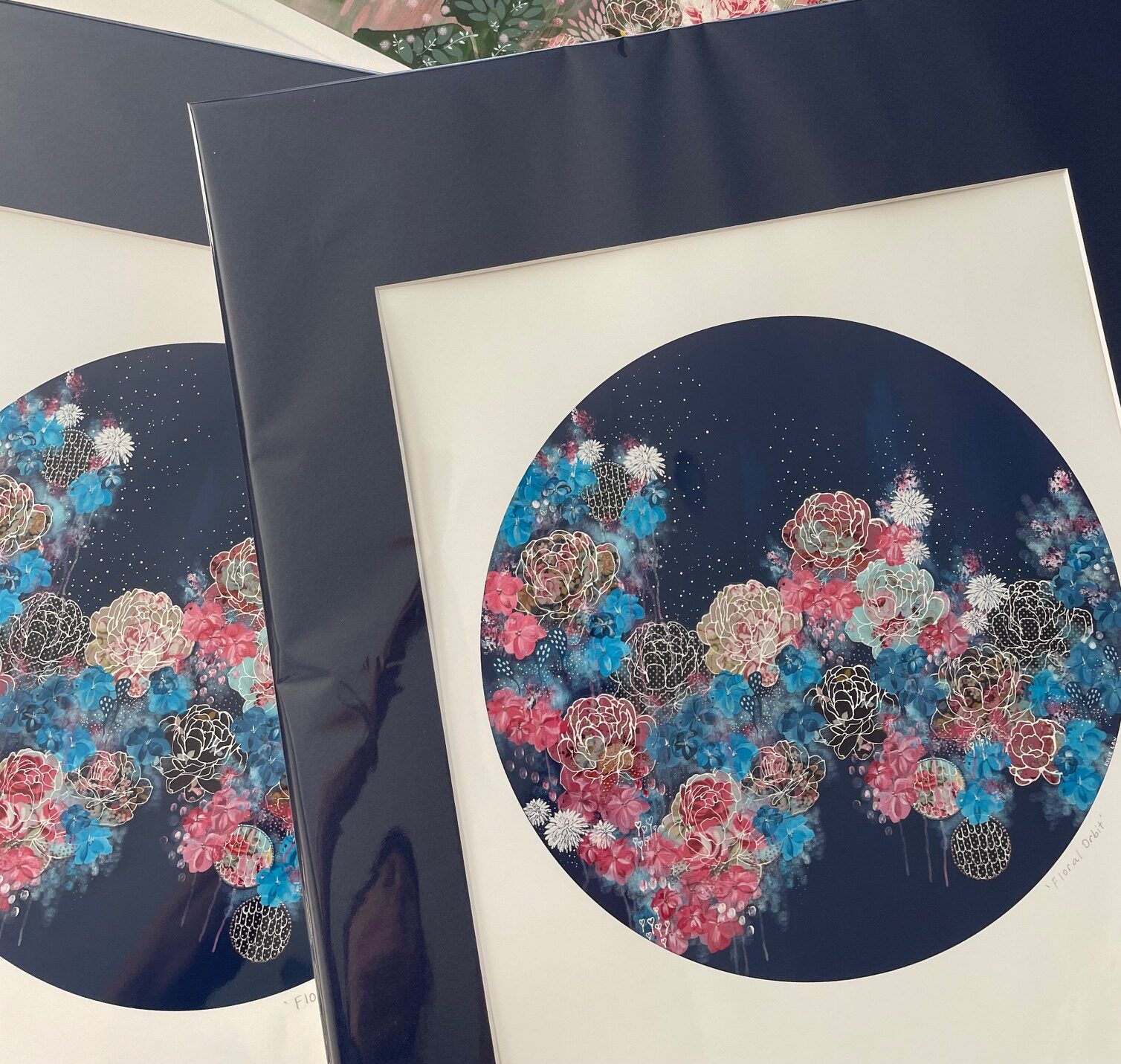 Floral Orbit – A3 unframed print
