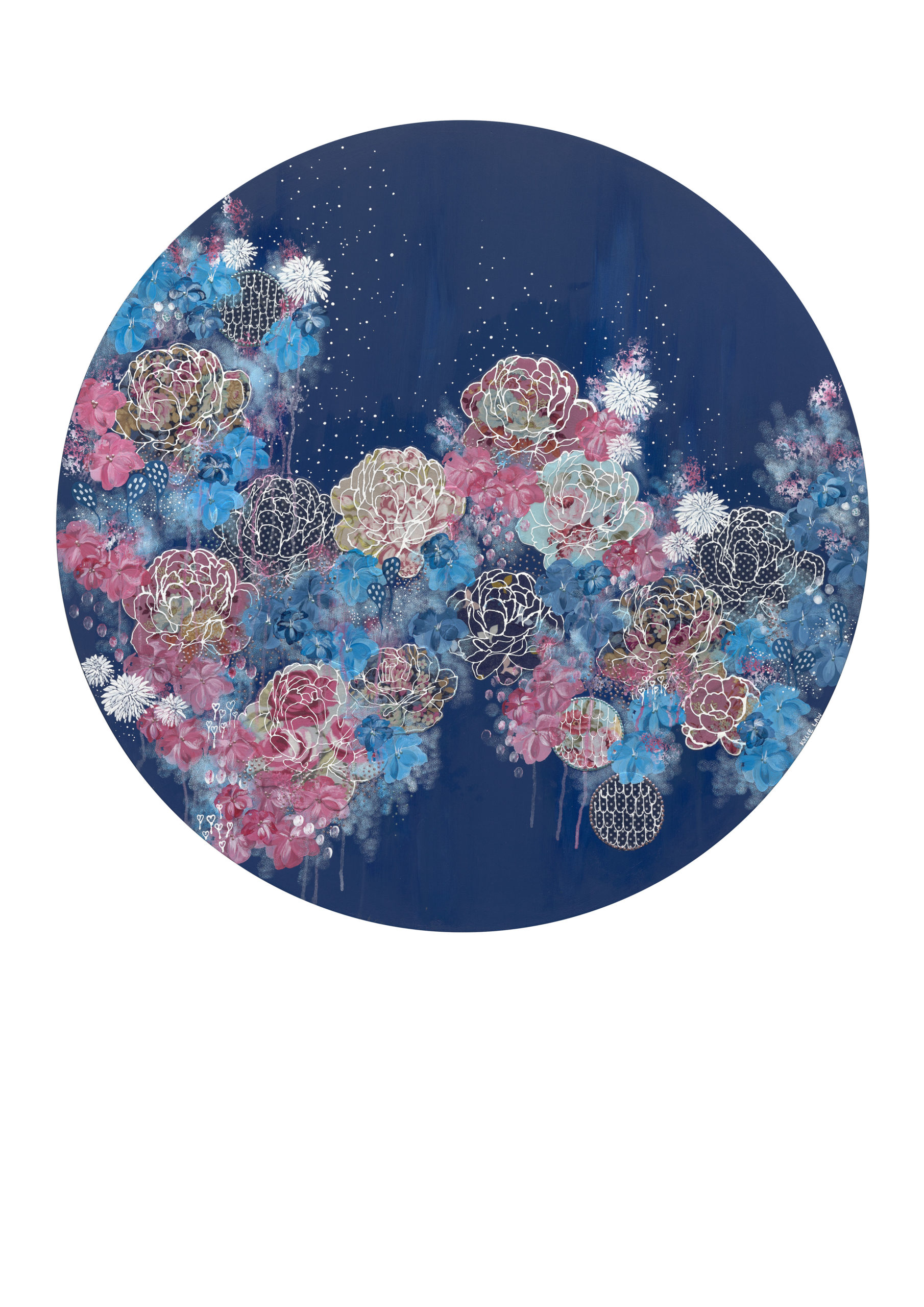 Floral Orbit – Unframed print