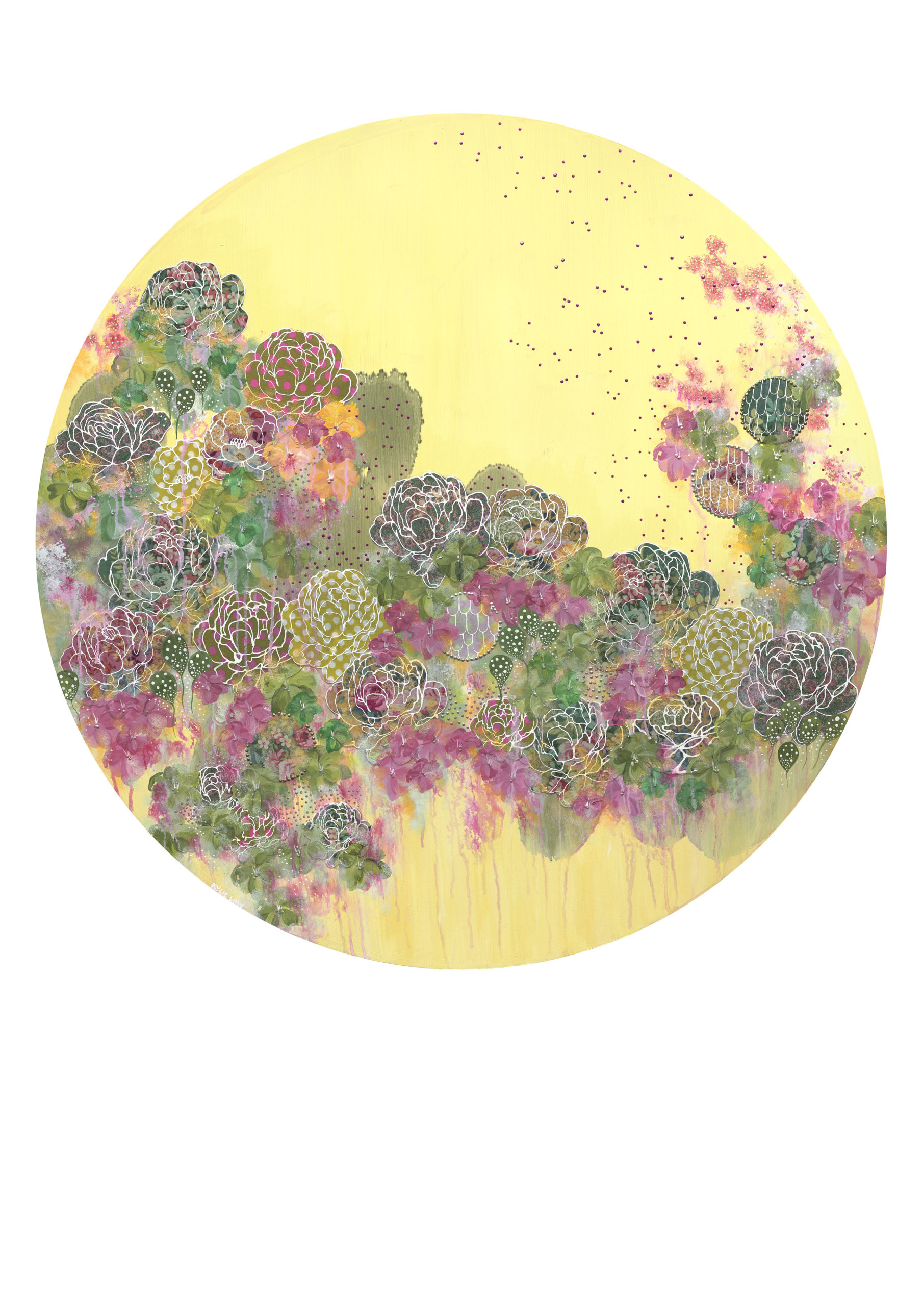 Lemon Foliage – Unframed print