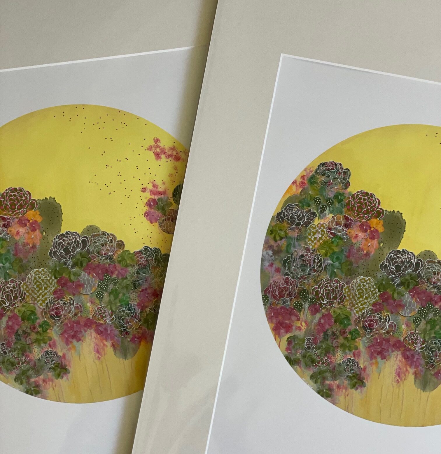Lemon Foliage – A3 unframed print